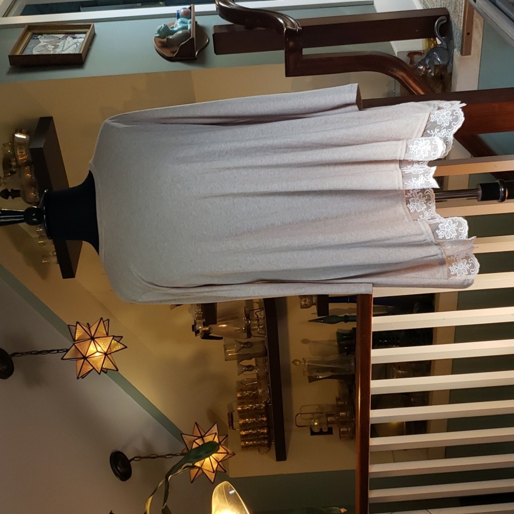 Zulily House Brand Womens Wheat Colored Kint tunic / Dress